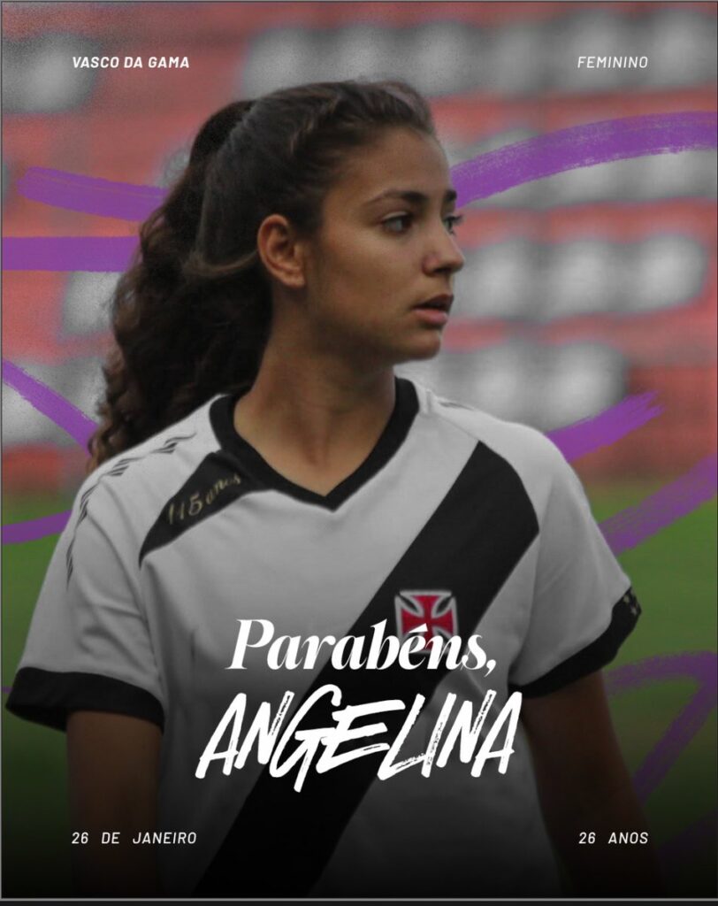 feminino:-vasco-parabeniza-a-cria-angelina,-que-completa-26-anos-nesta-2a-feira