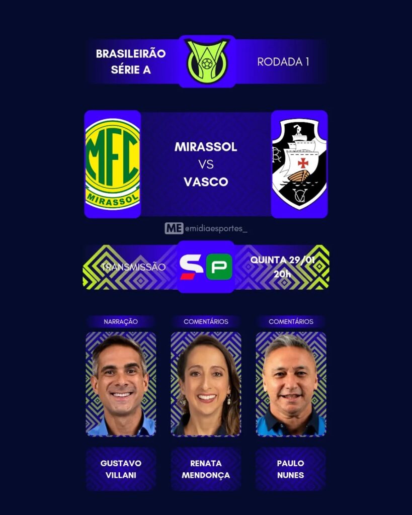 confira-os-profissionais-que-trabalharao-na-transmissao-de-mirassol-x-vasco