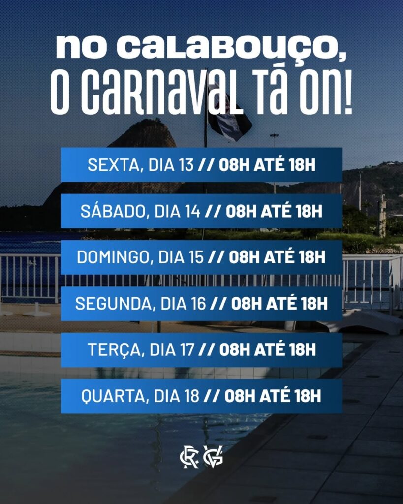 vasco-divulga-os-horarios-de-funcionamento-da-sede-do-calabouco-durante-o-carnaval;-confira