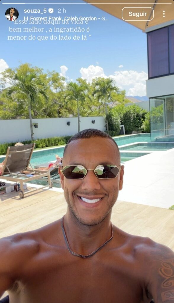 souza:-‘esse-lado-daqui-da-vida-e-bem-melhor,-a-ingratidao-e-menor-do-que-do-lado-de-la’