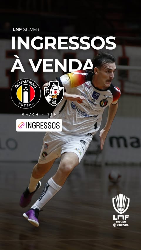 futsal:-ingressos-para-blumenau-x-vasco,-no-dia-04/04,-pela-lnf-silver,-estao-a-venda