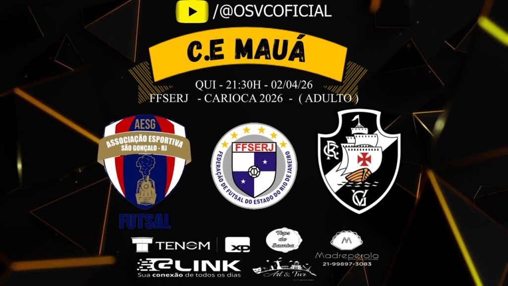 futsal:-assista-a-ae-sao-goncalo-x-vasco,-estreia-vascaina-no-carioca