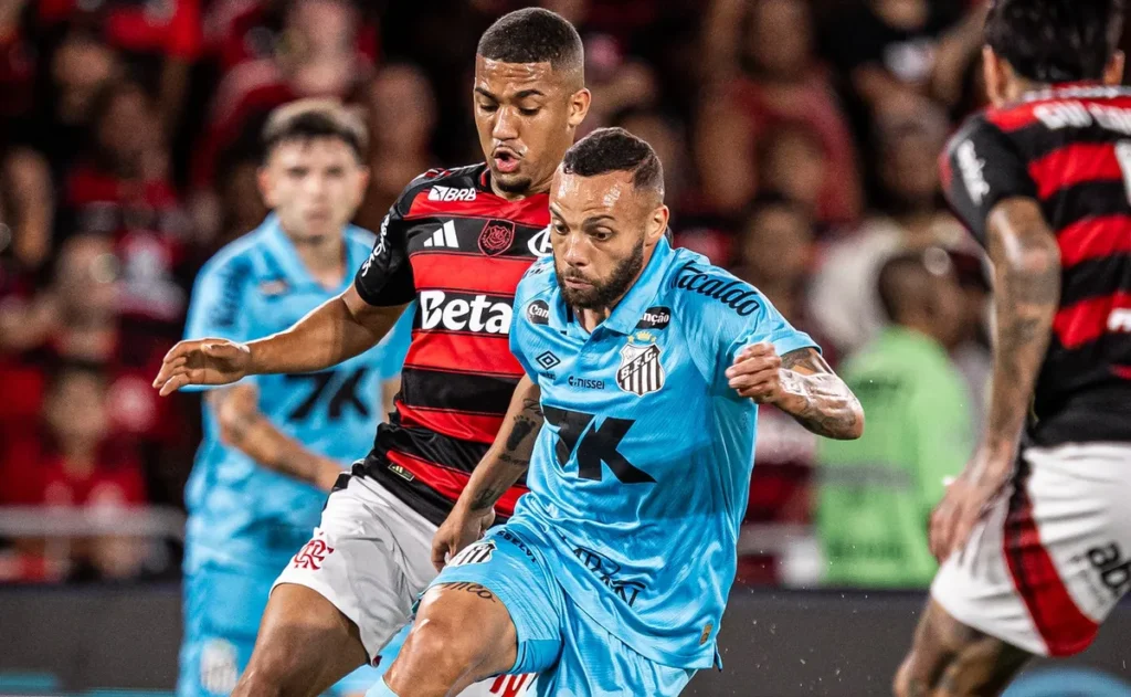 santos-nao-ira-resistir-ao-flamengo-e-perdera-no-maracana,-segundo-a-inteligencia-artificial