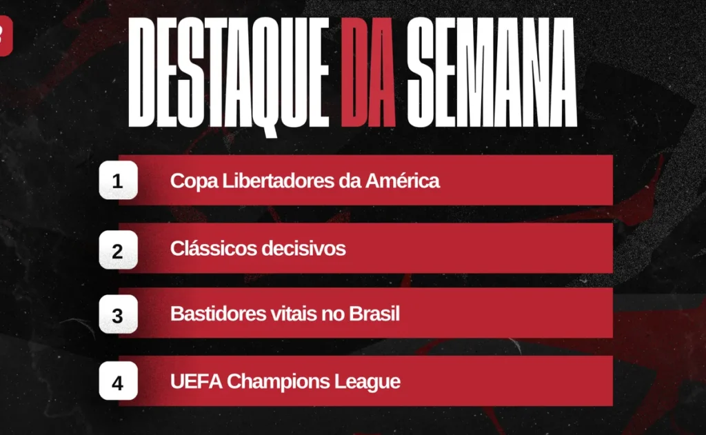 agenda-da-semana-de-06-a-12/04:-libertadores,-champions-league,-classicos-e-bastidores-do-futebol