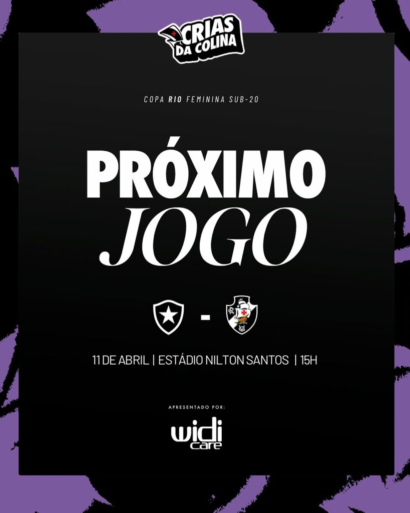 feminino-sub-20:-pela-copa-rio,-vasco-enfrenta-o-botafogo-neste-sabado-as-15h-no-engenhao