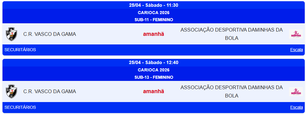 futsal-feminino-base:-pelo-carioca,-vasco-enfrenra-o-daminhas-da-bola-neste-sabado-em-2-categorias