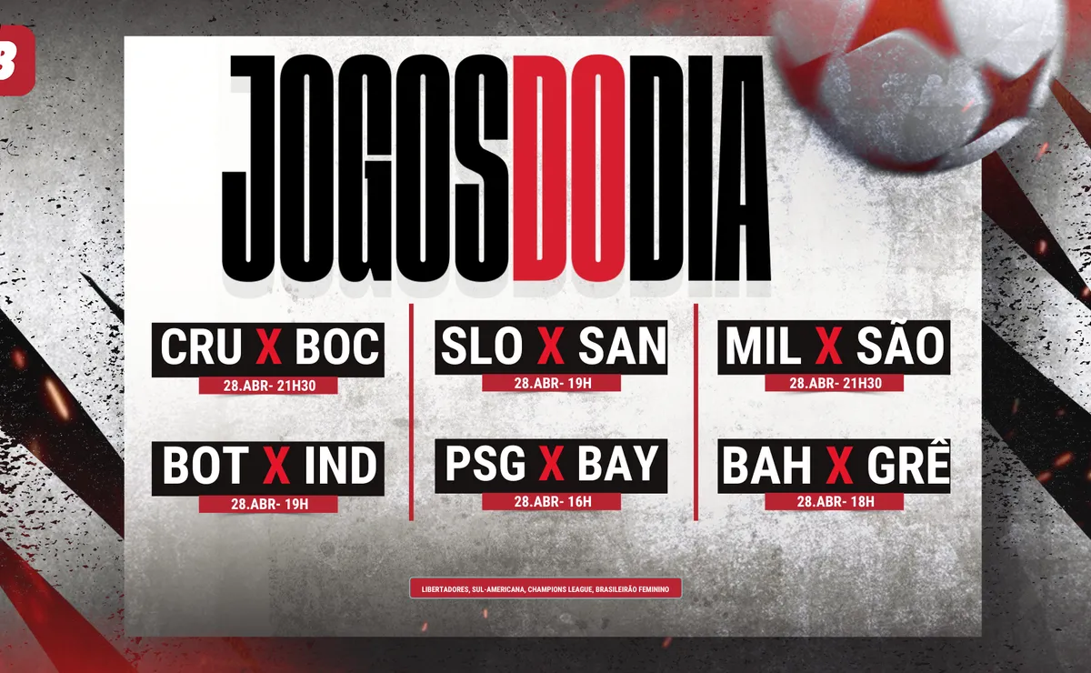 agenda-de-jogos-de-hoje-(28/04):-horarios-e-onde-assistir-futebol-ao-vivo