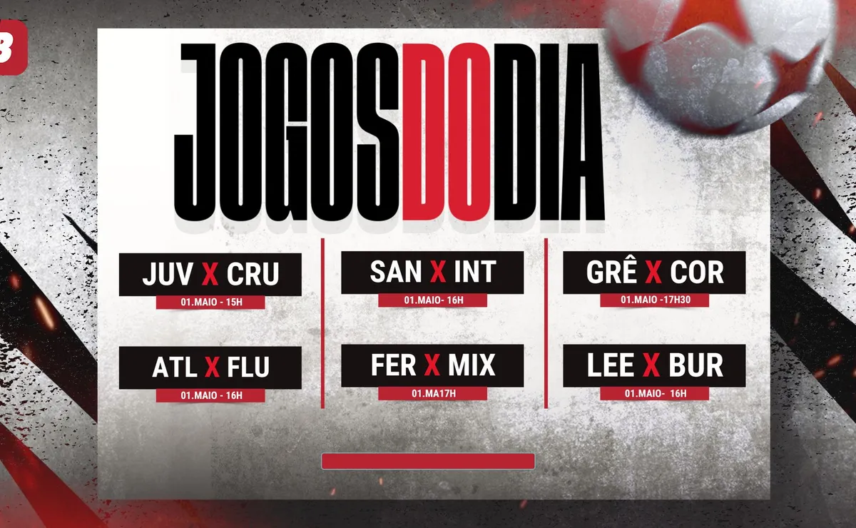 agenda-de-jogos-de-hoje-(01/05):-horarios-e-onde-assistir-futebol-ao-vivo-nesta-sexta