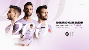 leo-jardim-completa-neste-domingo-200-jogos-pelo-vasco-e-recebe-homenagem;-veja-video-da-vascotv