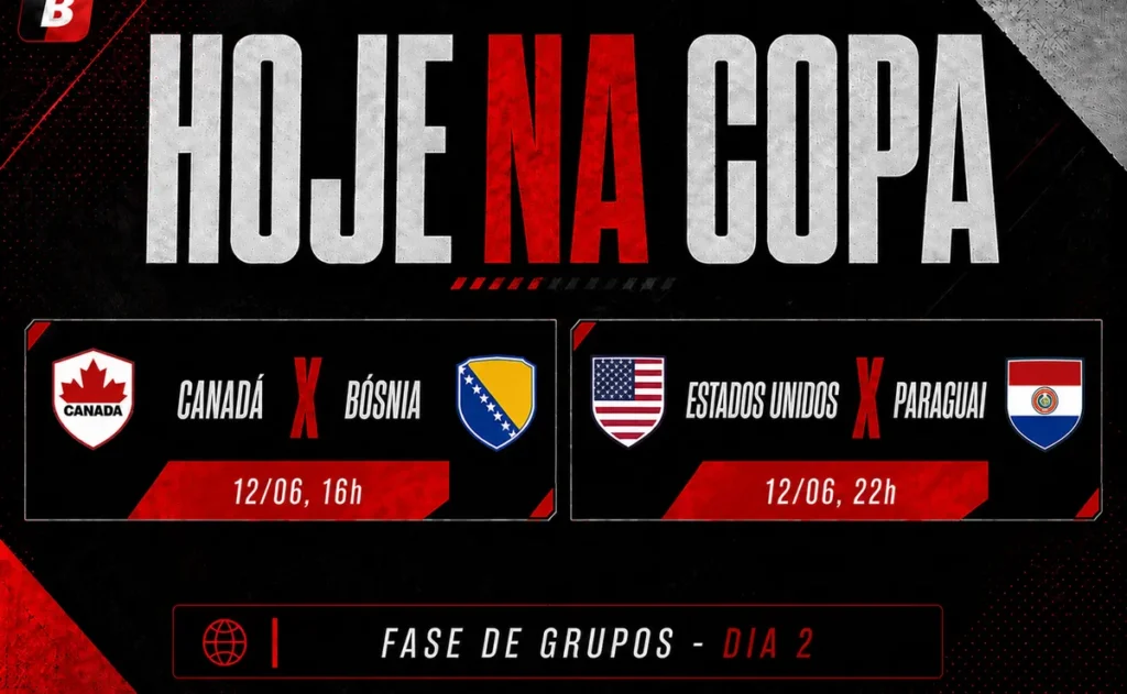 copa-do-mundo-tem-estreias-de-eua,-paraguai,-canada-e-bosnia-nesta-sexta-feira