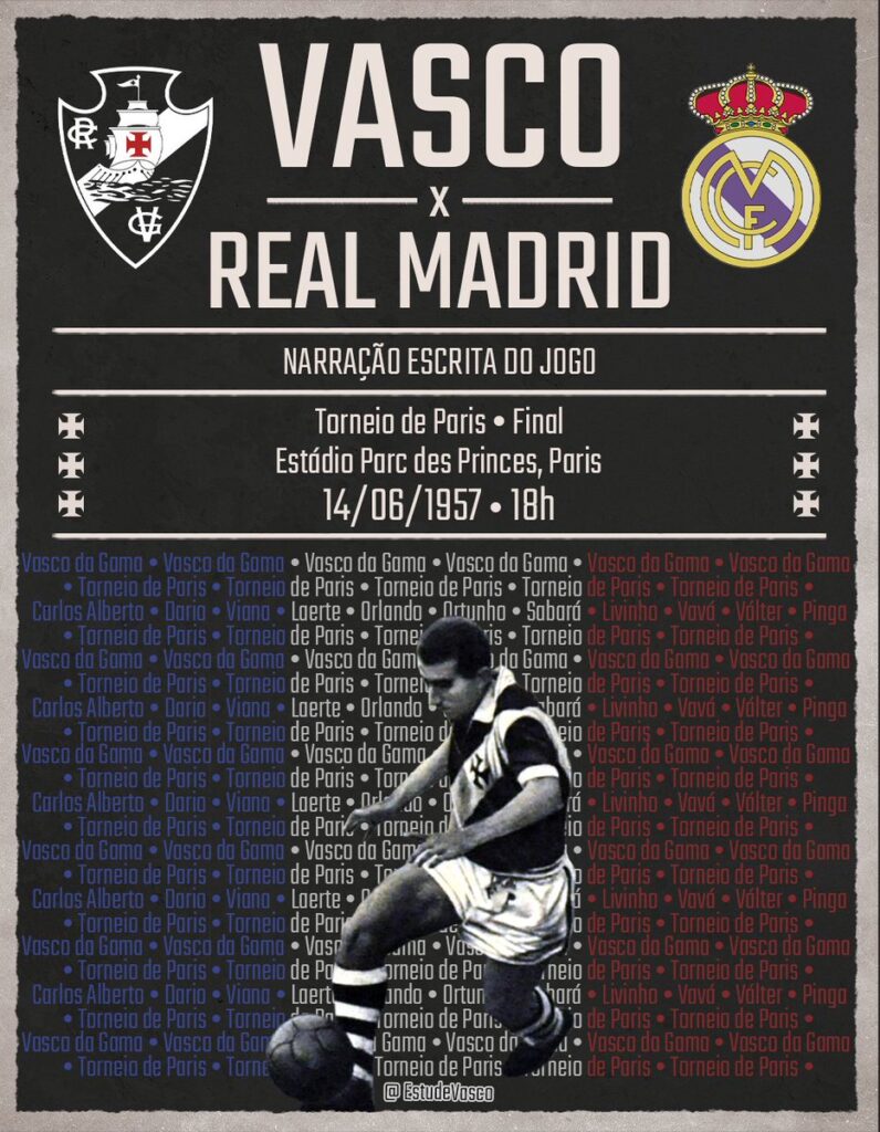veja-narracao-‘minuto-a-minuto’-de-vasco-4-x-3-real-madrid,-final-do-torneio-de-paris-de-1957