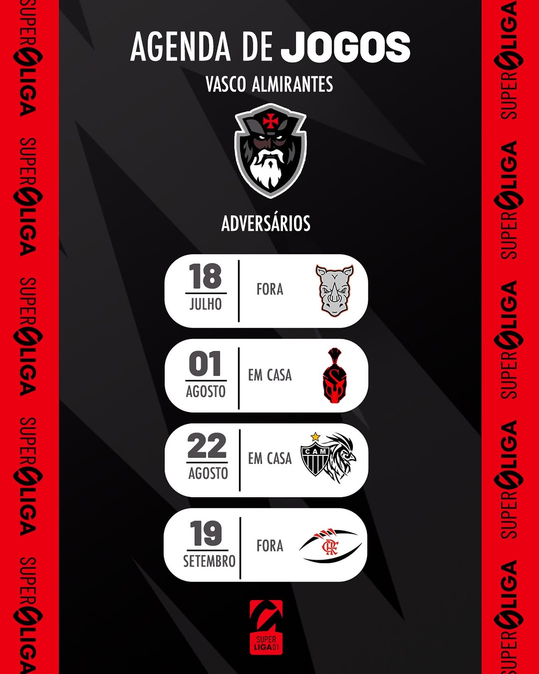 futebol-americano:-confira-a-tabela-do-vasco-na-superliga-2026