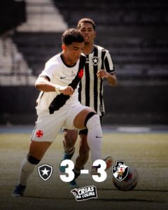 sub-17:-vasco-empata-com-o-botafogo-no-jogo-de-ida-da-semifinal-do-carioca:-3-a-3