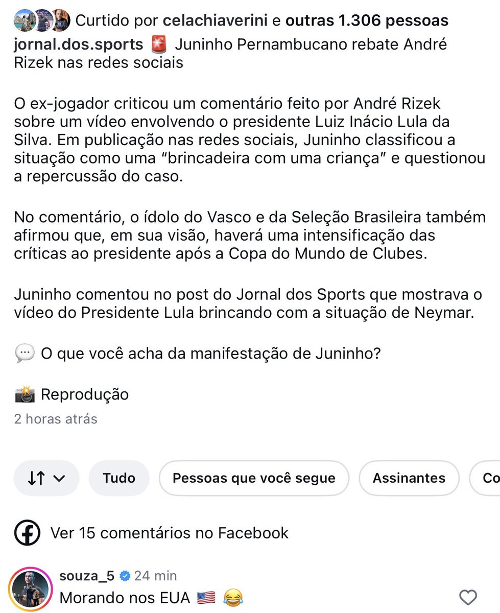 souza-e-juninho-pernambucano-‘tretam’-sobre-politica-nas-redes-sociais