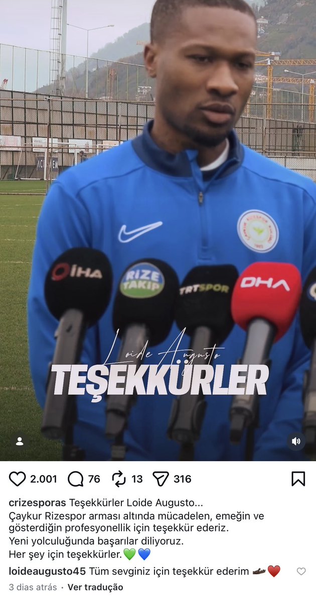 rizespor-faz-postagem-de-despedida-para-loide-augusto