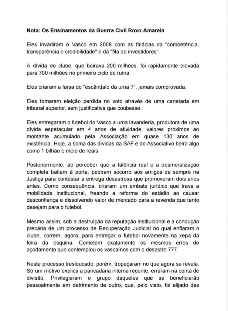 fuzarca-divulga-nota-sobre-o-momento-do-vasco