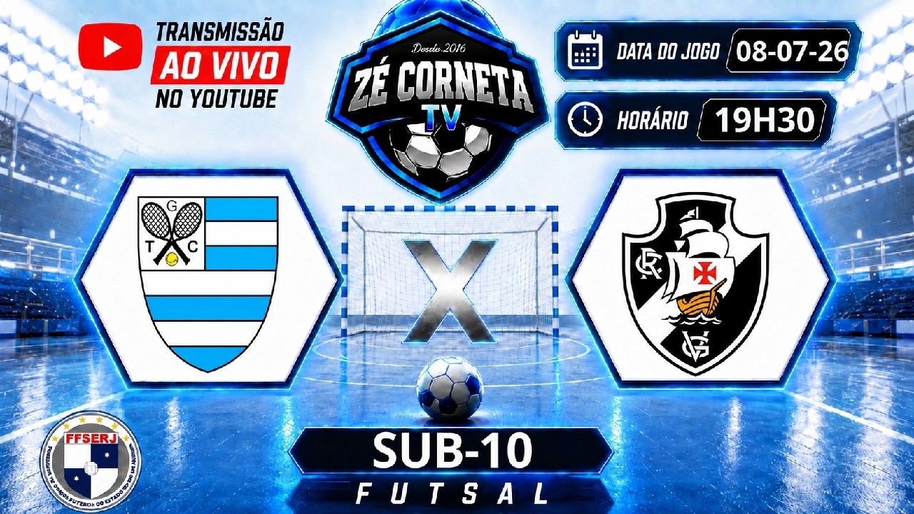 futsal-base:-assista-a-grajau-tenis-x-vasco,-jogo-de-ida-das-quartas-do-carioca-sub-10