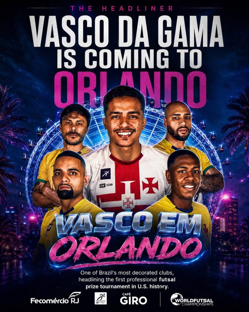 futsal:-vasco-disputara-competicao-em-orlando,-nos-eua