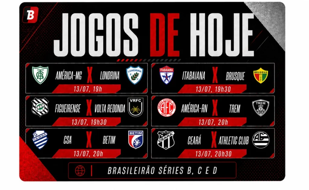 series-b,-c-e-d-tem-jogos-nesta-segunda-feira-(13);-veja-horarios-e-onde-assistir-ao-vivo