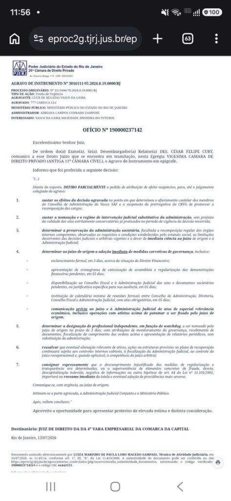 agravo-do-vasco-tem-movimentacao-processual;-confira