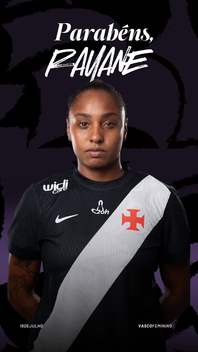 feminino:-vasco-parabeniza-rayane,-aniversariante-do-dia