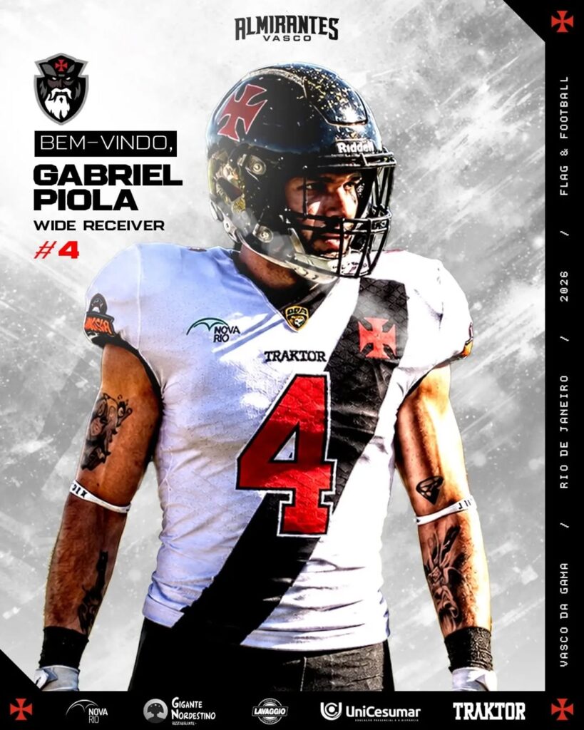 futebol-americano:-vasco-anuncia-a-chegada-do-wide-receiver-gabriel-piola