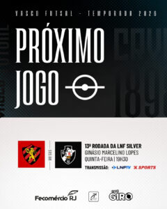 futsal:-vasco-enfrenta-o-sport-fora-de-casa-nesta-5a-as-19h30-com-torcida-unica,-xsports-e-lnftv