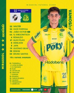 confira-a-escalacao-do-mirassol-para-o-jogo-contra-o-vasco