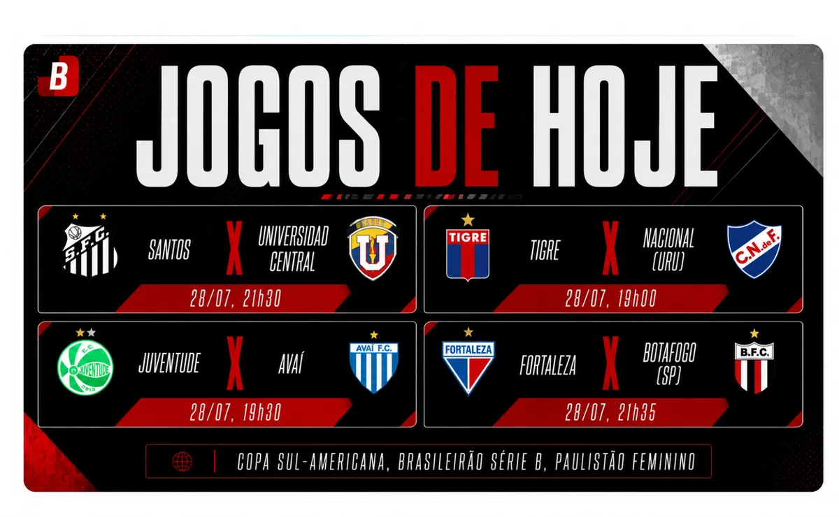 santos-entra-em-campo-nesta-terca-feira-(28);-veja-horarios-e-onde-assistir-ao-vivo