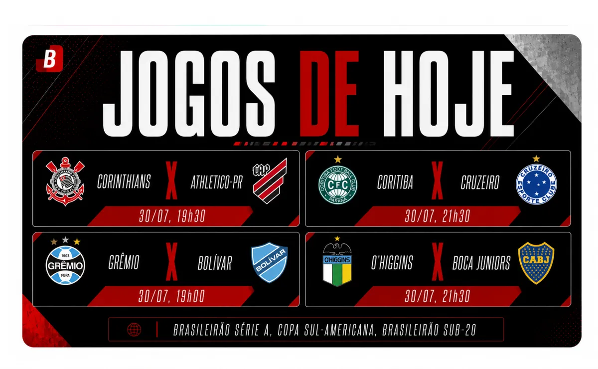 corinthians,-cruzeiro-e-gremio-jogam-nesta-quinta-feira-(30);-veja-horarios-e-onde-assistir-ao-vivo
