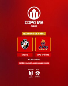 sub-18:-vasco-enfrenta-o-apg-sports-pelas-quartas-da-copa-m2-nesta-6a-feira-as-13h