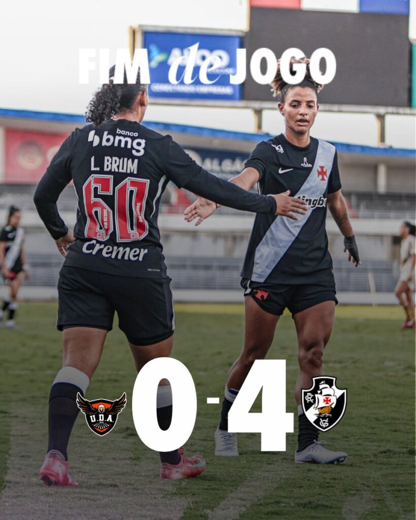 feminino:-vasco-goleia-o-uda-por-4-a-0-e-termina-1a-fase-do-brasileiro-a2-invicto