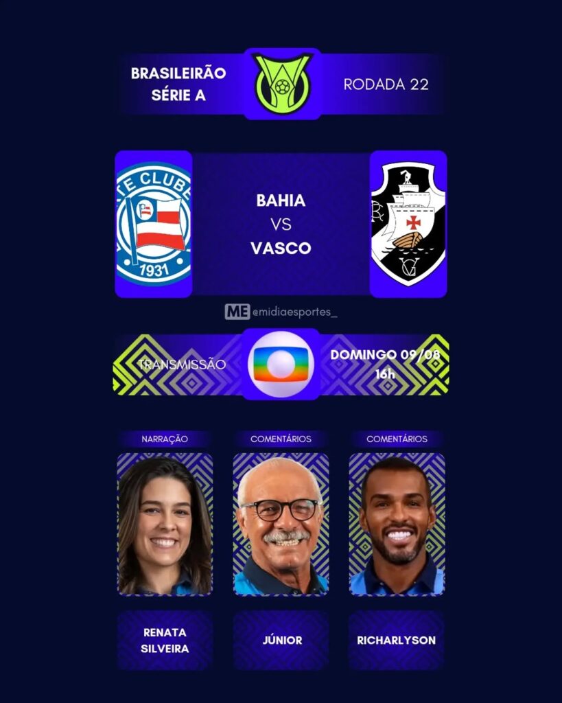 confira-os-profissionais-que-trabalharao-na-transmissao-de-bahia-x-vasco