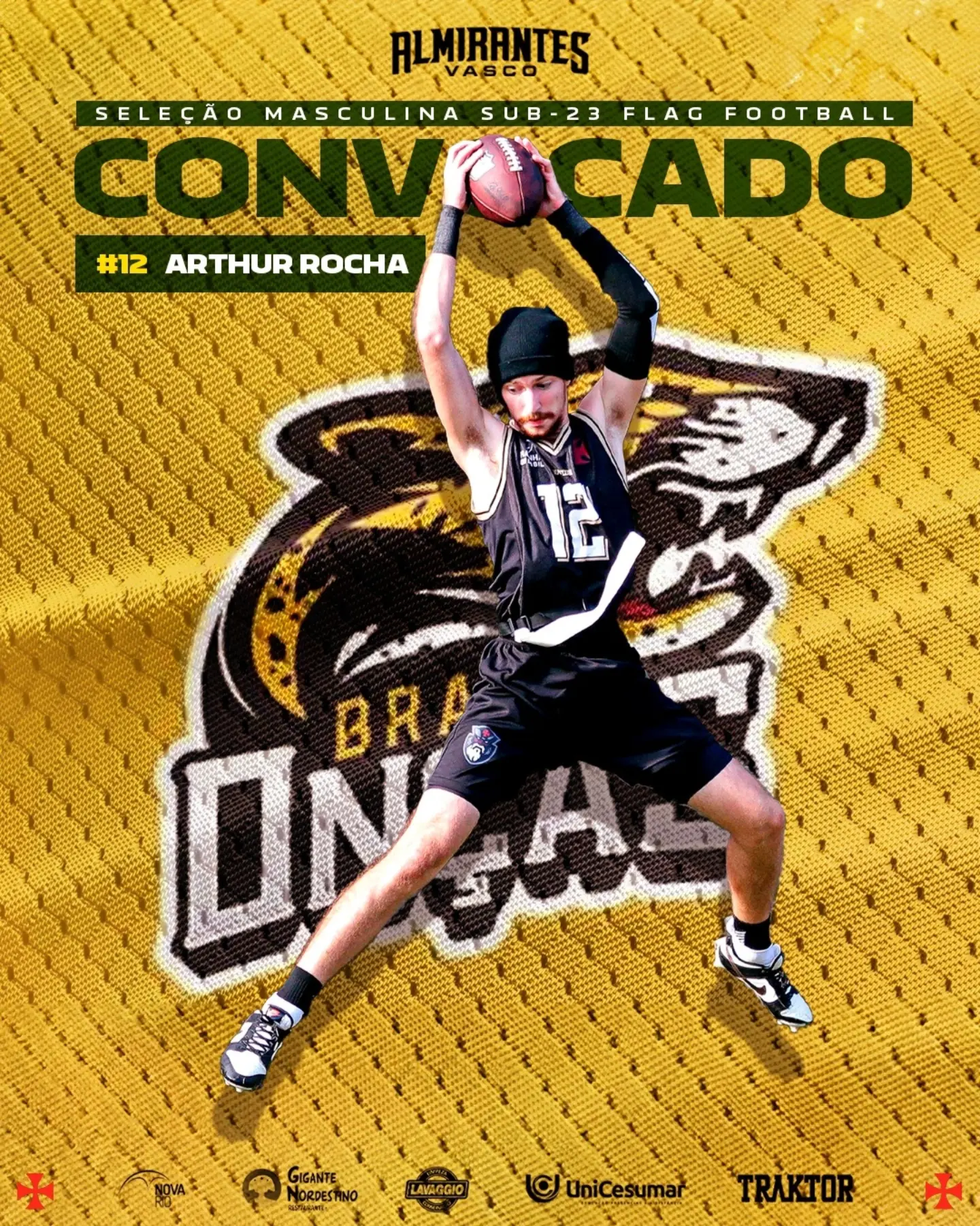 futebol-americano:-arthur-rocha-e-convocado-para-treinos-da-selecao-de-flag-football-sub-23