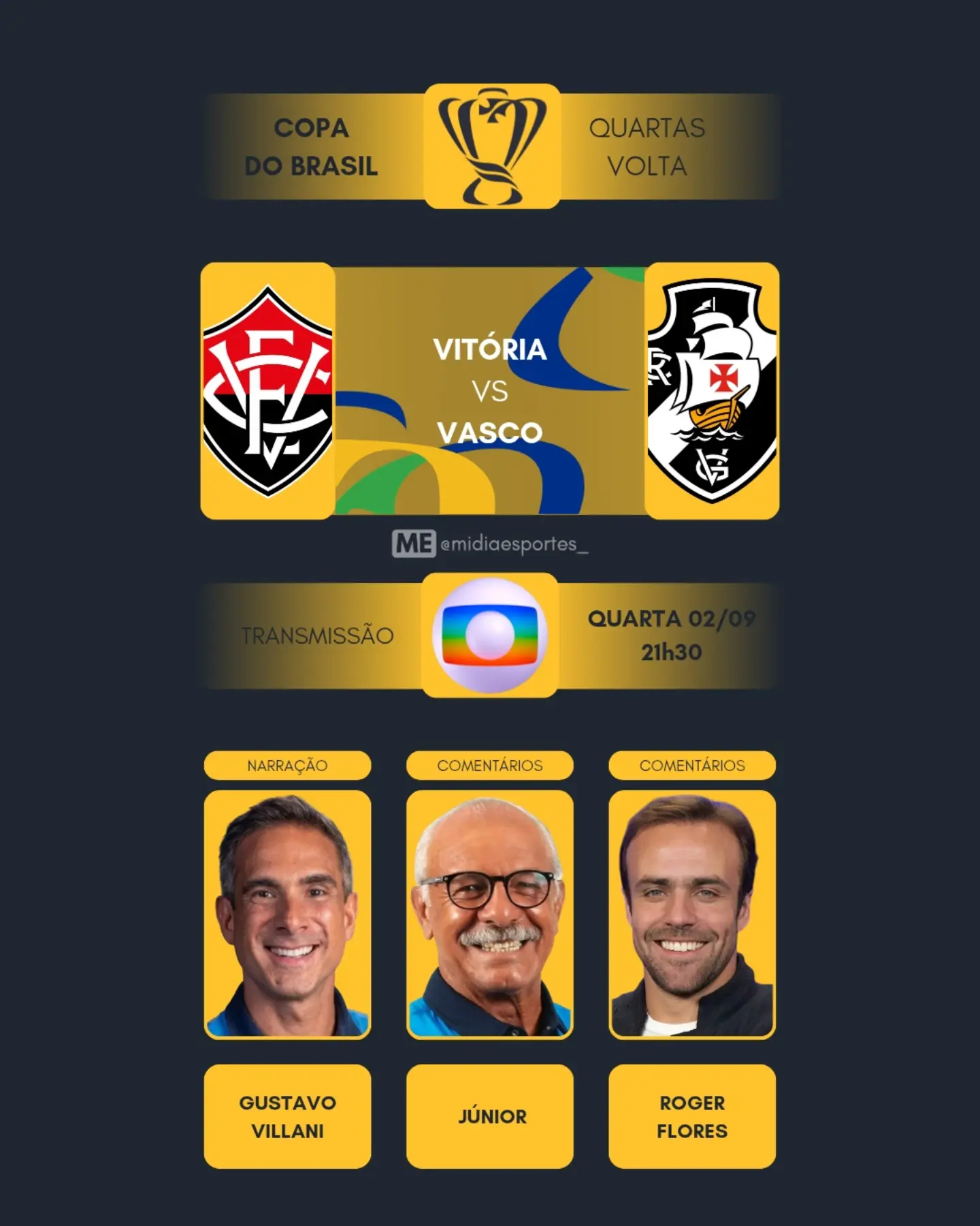 confira-os-profissionais-que-trabalharao-na-transmissao-de-vitoria-x-vasco