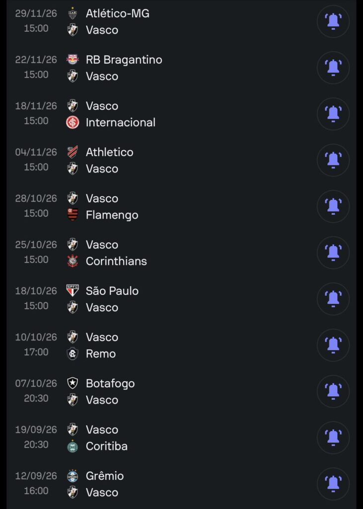 veja-a-sequencia-do-vasco-ate-a-penultima-rodada-do-brasileiro