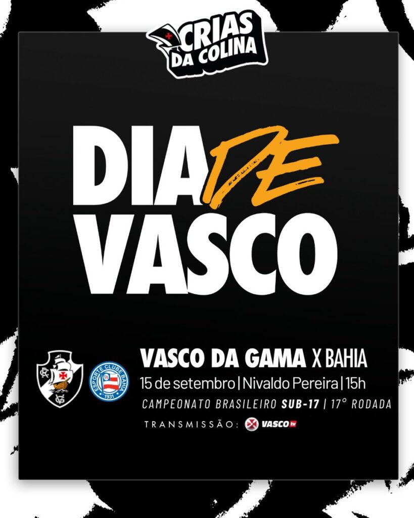 sub-17:-vasco-enfrenta-o-bahia-pelo-brasileiro-as-15h-no-nivaldao-com-vascotv