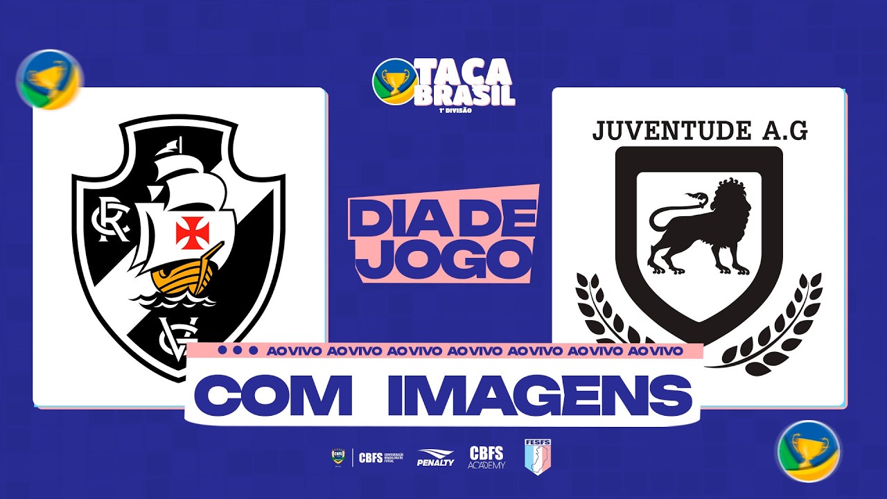 futsal:-assista-a-vasco-x-juventude-ag,-pela-taca-brasil