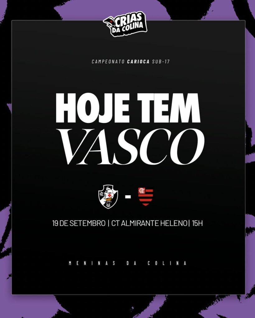 feminino-sub-17:-vasco-enfrenta-o-urubu-neste-sabado-as-15h-pelo-jogo-de-ida-da-final-do-carioca