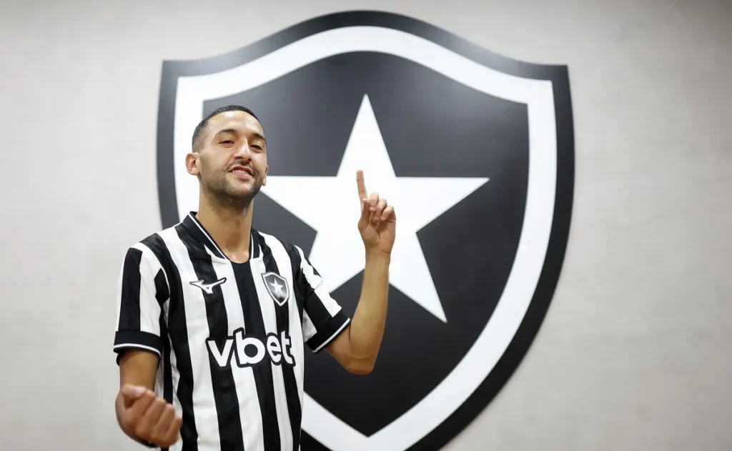 agitou-o-mercado:-botafogo-fecha-contratacao-do-marroquino-hakim-ziyech-ate-o-fim-de-2028
