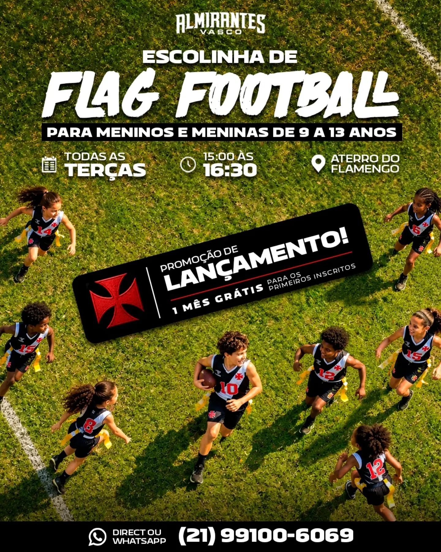 futebol-americano:-vasco-divulga-informacoes-de-sua-escolinha-de-flag
