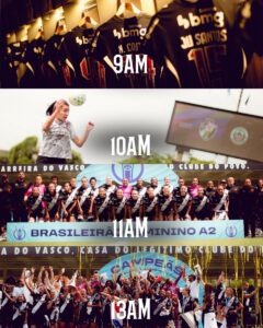 feminino:-vasco-posta-tbt-de-momentos-da-conquista-do-brasileiro-a2;-veja
