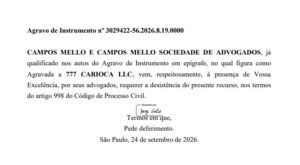 escritorio-campos-mello-desiste-de-acao-contra-a-777