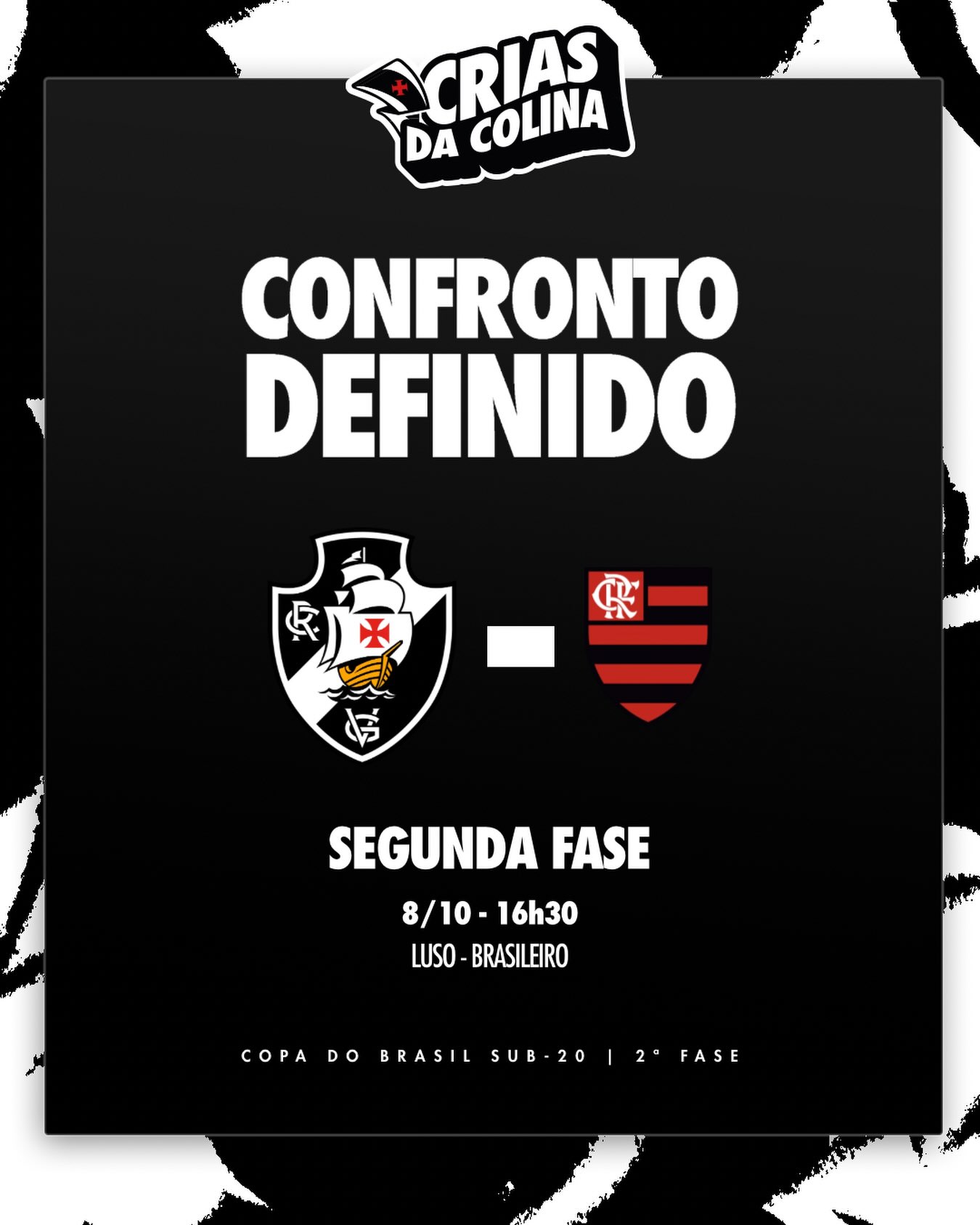 sub-20:-vasco-x-urubu,-pela-2a-fase-da-copa-do-brasil,-sera-no-dia-08/10-no-luso-brasileiro