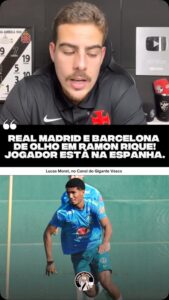 real-madrid-e-barcelona-observam-ramon-rique,-que-esta-com-a-selecao-sub-20-na-espanha
