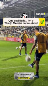 altinha-entre-paulo-henrique-e-thiago-mendes-antes-de-jogo-da-sul-americana-viraliza;-veja