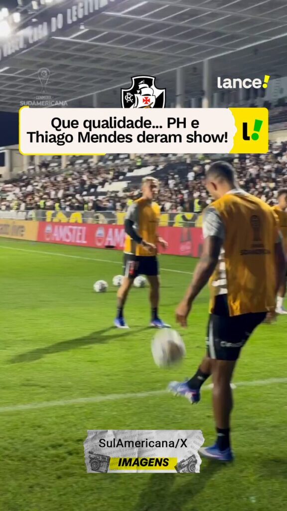 altinha-entre-paulo-henrique-e-thiago-mendes-antes-de-jogo-da-sul-americana-viraliza;-veja