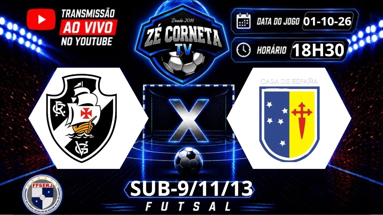 futsal-base:-assista-a-vasco-x-casa-de-espana,-pelos-estaduais-sub-09,-sub-11-e-sub-13
