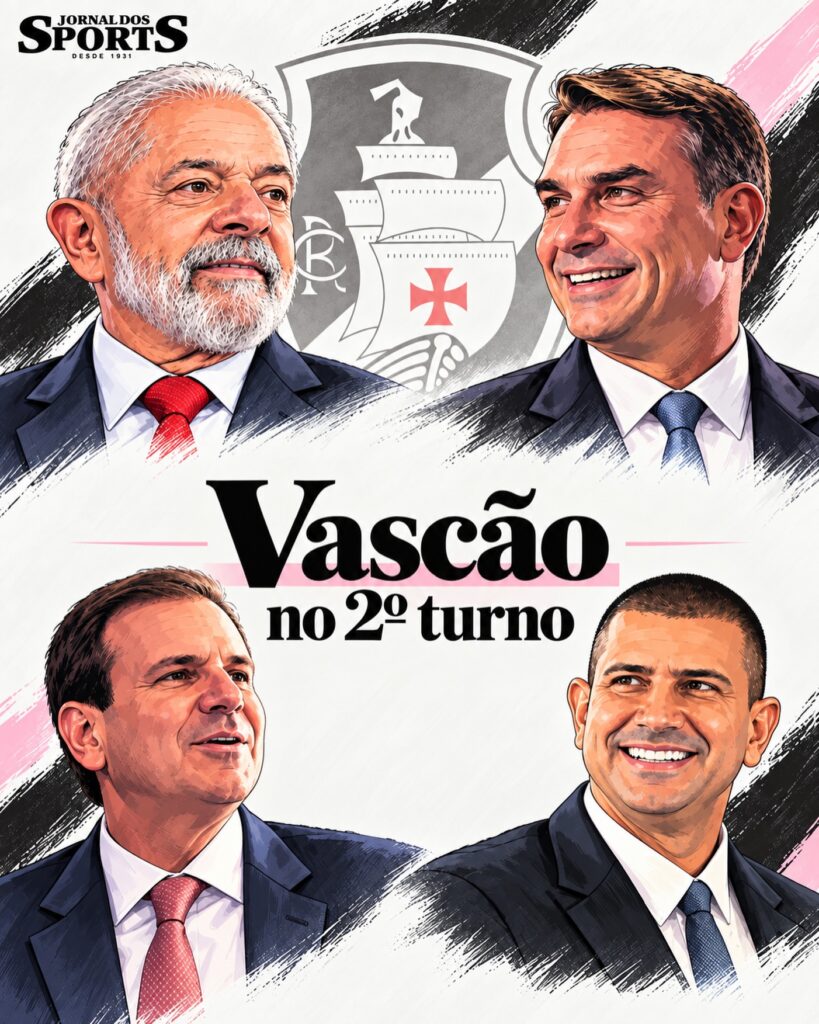 torcedores-do-vasco,-lula,-flavio-bolsonaro,-eduardo-paes-e-douglas-ruas-estao-no-2o-turno