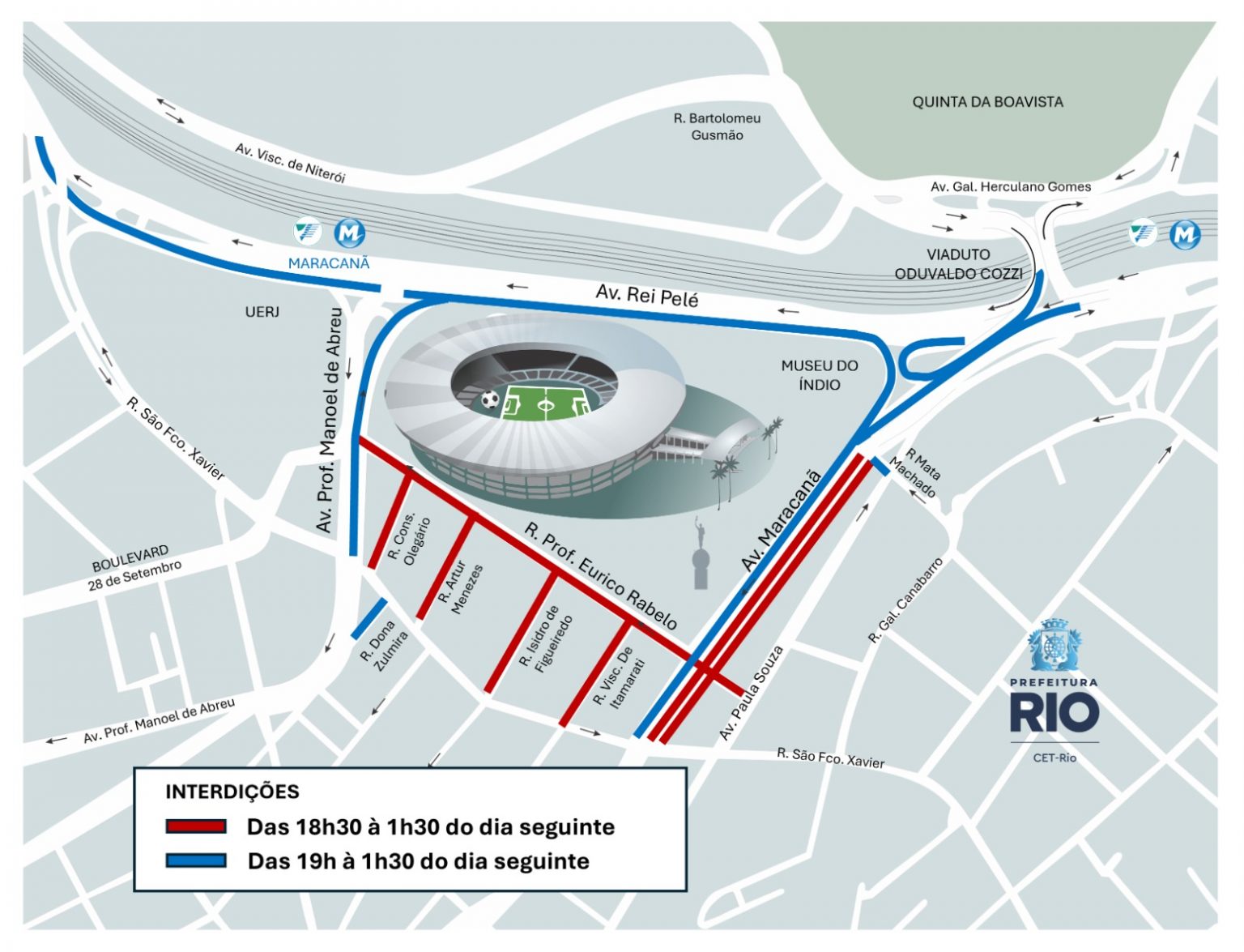 cet-rio-detalha-interdicoes-no-entorno-do-maracana-para-vasco-x-boca-juniors
